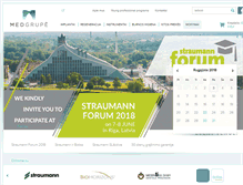 Tablet Screenshot of medgrupe.lt